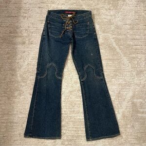 Guess Dark Blue Flare Jeans